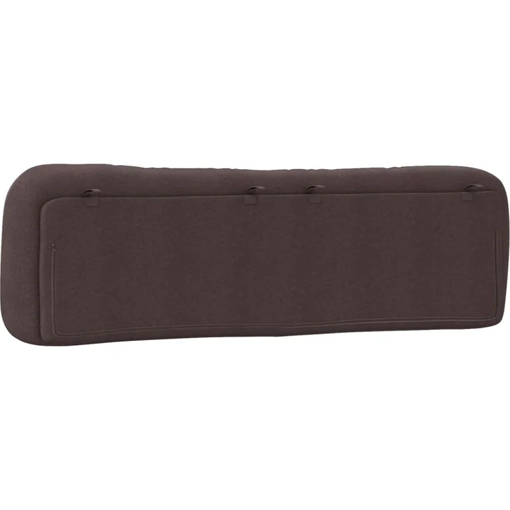 vidaXL Kopfteil-Kissen Dunkelbraun 180 cm Stoff – Bild 9