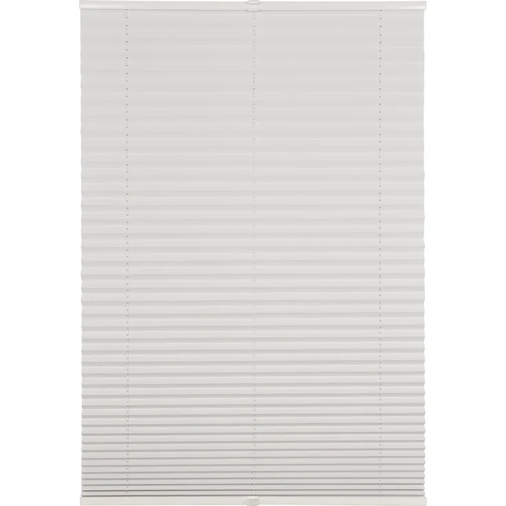 ondeco Plissee ohne Bohren verdunkelnd weiß mit Klemmträger, Sonnenschutz für Fenster innen, lichtschutz und Blickdicht, Faltrollo Sichtschutz für Tür - weiss - 100x130 cm