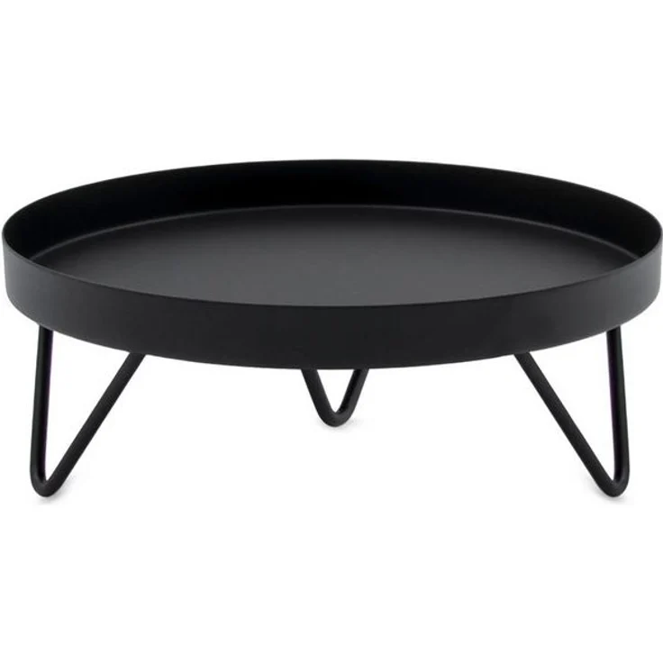Spetebo Blumenhocker Blumenständer Metall schwarz rund - Ø 22 cm (Anzahl, 1 St, Stück), Stabiler Stand – Bild 4