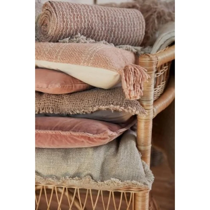 Decke Plaid Kuscheldecke Wohndecke Creme Rose 130x160cm Ib Laursen 6510-86 – Bild 7
