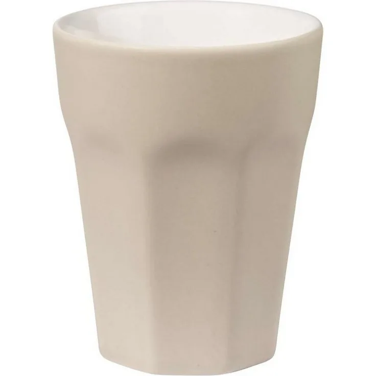ASA Selection ti amo colore Becher Cappuccino, Cappuccinobecher, Kaffeetasse, Tasse, Steingut, Limestone, 250 ml, 5180228