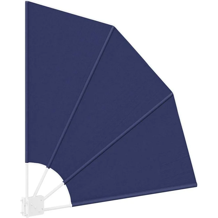vidaXL Balkon Sichtschutz 115 x 115 cm Polyester Marineblau 42000906 – Bild 5