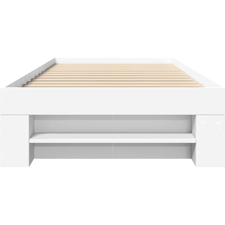 vidaXL Bettgestell Weiß 90x190 cm Holzwerkstoff 3295520 – Bild 5