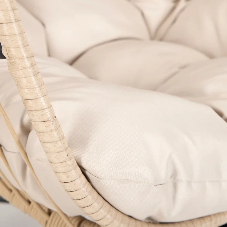 HOME DELUXE Hängesessel LOMA – 1 Sitzer Beige – Bild 8