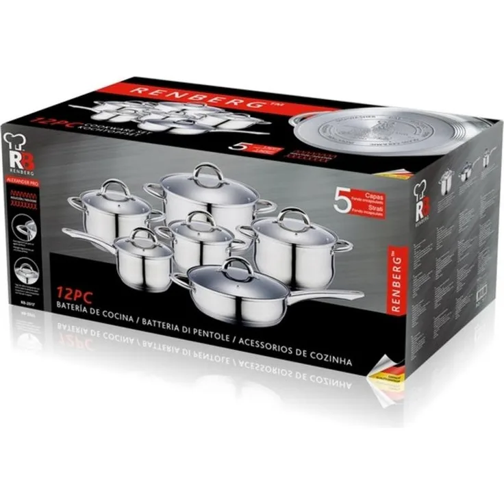 Topfset Renberg RB-2017 12 Stücke (12 pcs)