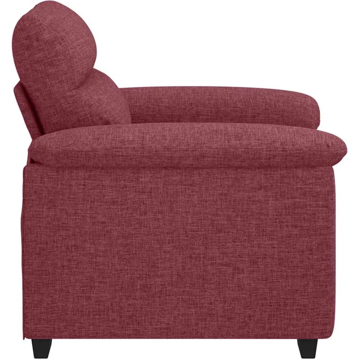 vidaXL Sessel Weinrot 100x81x84 cm Stoff 4105290 – Bild 4