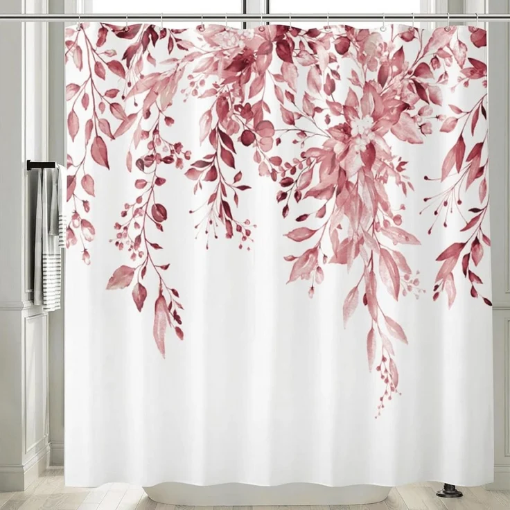M&W DAS DESIGN Duschvorhang ​​180x200 Shower curtains Anti schimmel Duschvorhang waschbar – Bild 1