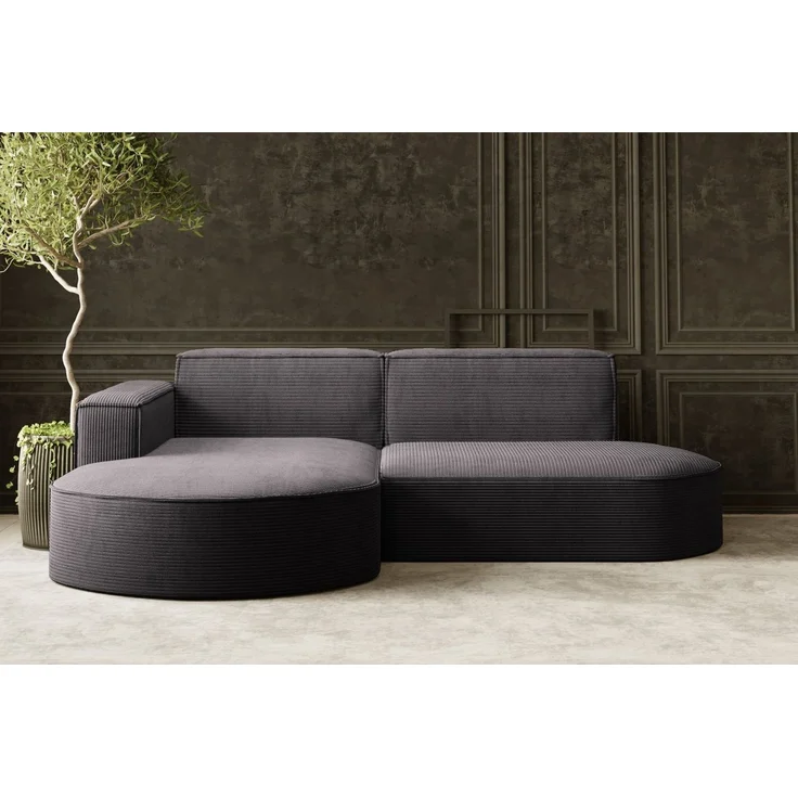 Kaiser Möbel Ecksofa Designer MODENA STUDIO L stoff Poso, Neve, Quelle – Bild 1