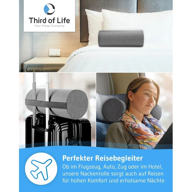 Nackenrolle UniRoll klein FlexiFit-Bezug – Bild 5