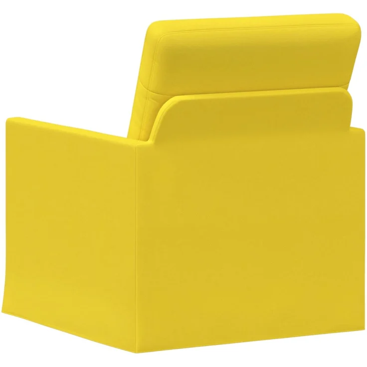 vidaXL Einzelsofa Helles Gelb 70 x 81 x 82 cm Stoff 42041016 – Bild 4