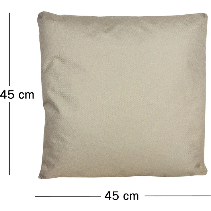 JACK Dekokissen JACK 45x45cm Outdoor Lounge Kissen Dekokissen inkl. Füllung Sitzkissen, Robust, Strapazierfähig, Wasserabweisend, für Innen & Außen – Bild 3