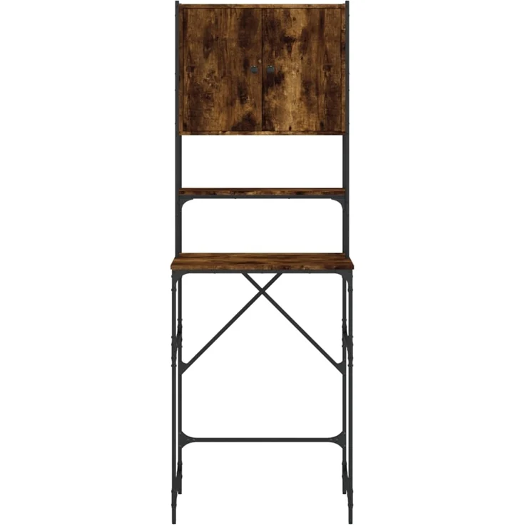 vidaXL Waschmaschinenschrank Räuchereiche 68x48,5x194 cm 838975 – Bild 7