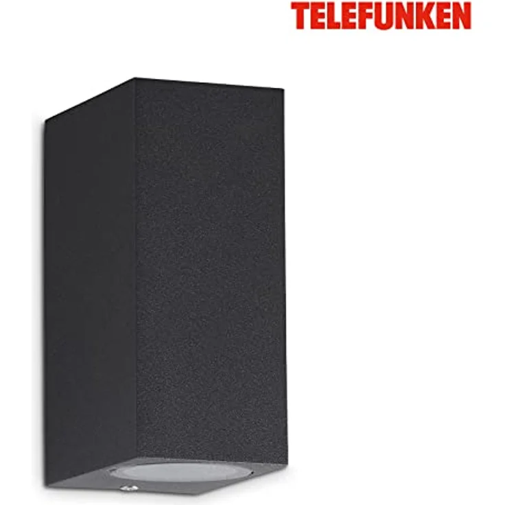 TELEFUNKEN LED Außenlampe IP44, Wandleuchte mit 2x GU10, 4000K Neutralweiß, Anthrazit, 151x67x92 mm – Bild 5