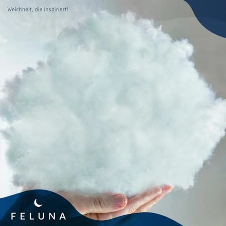 Feluna Kissenfüllung Flauschiges Polyester Füllmaterial, Füllwatte für Kissen, Stofftier- & Bastelwatte – Bild 3