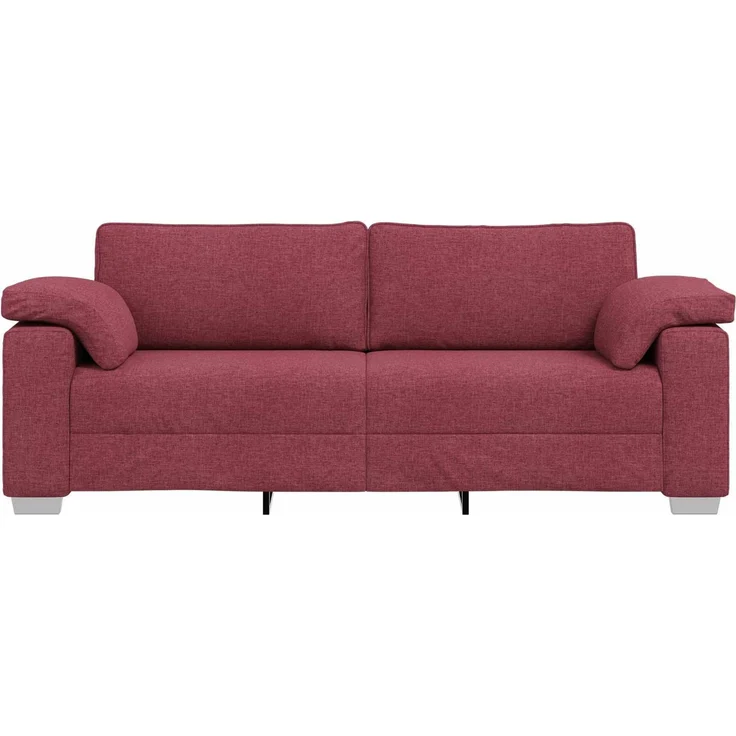 vidaXL 3-Sitzer-Sofa Weinrot 220 cm Stoff 4105240 – Bild 4