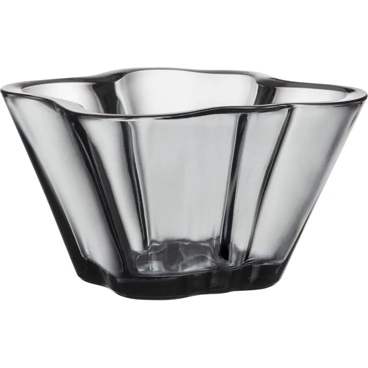 Iittala Aalto Collection Glasschale, Schüssel, Grau