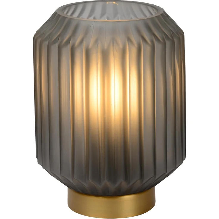 LUCIDE SUENO - Tischlampe - Ø 13 cm - 1xE14 - Grau