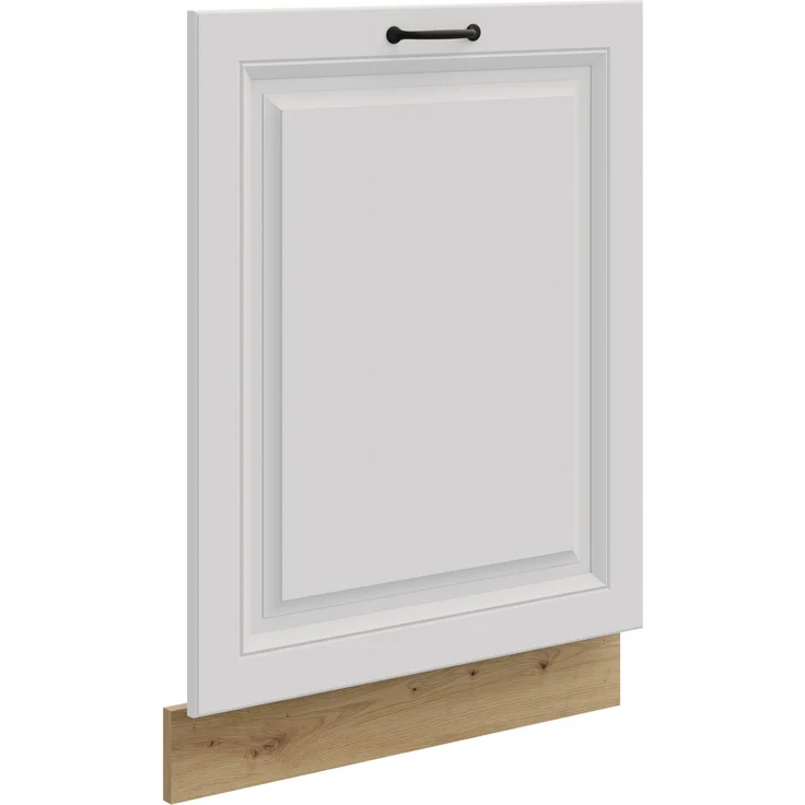 Frontblende für vollintegrierten Geschirrspüler 60 cm Stilo Weiß + Eiche Artisan – Bild 3