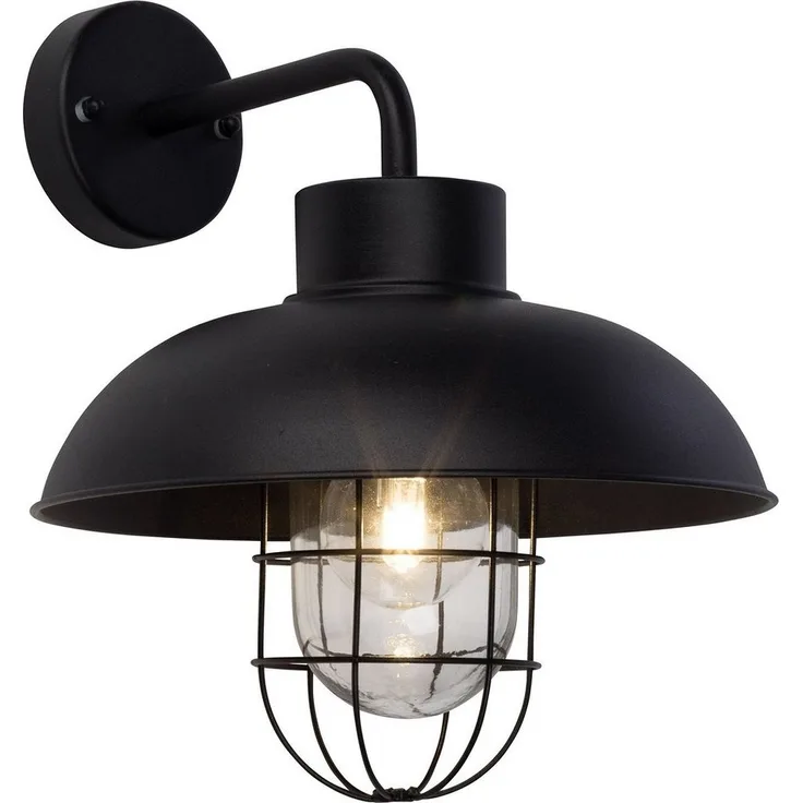 Brilliant Leuchten No. 96297-06 Aussenwandleuchte Portland hängend E27 IP44 schwarz