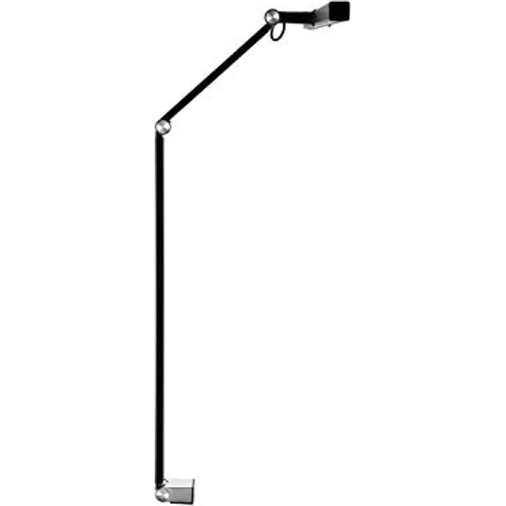 ALCO Schreibtischleuchte Alu/KU schwarz mit Tischklemme, 10,8 W LED, stufenlos einstellbar, 720 mm Höhe – Bild 4