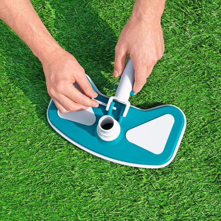 Poolpflege Basis-Set AquaClean™ mit pumpenbetriebenem Poolsauger & Kescher für Poolgrößen bis 610 cm – Bild 10