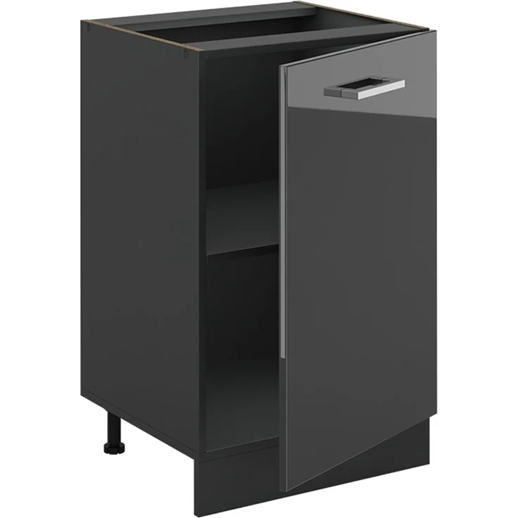 Badschrank Fame-Line Anthrazit Hochglanz 30 x 206.8 cm Vicco – Bild 3