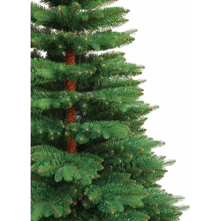 HXT 23012 120 cm künstlicher Weihnachtsbaum inklusive Metallständer, exklusiv & hochwertig, schwer entflammbar