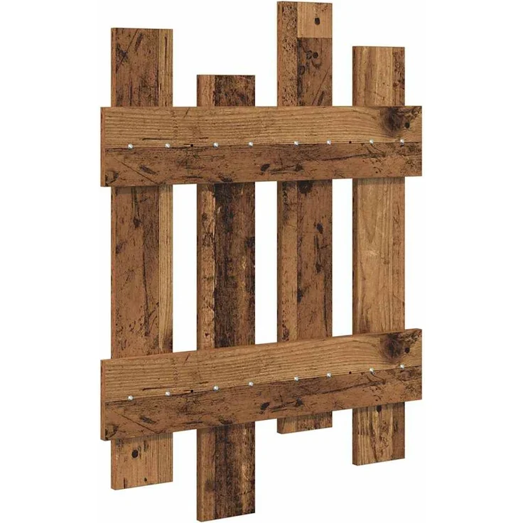 vidaXL Wandmontierter nachttisch Altholz 60 x 3 x 82 cm Holzwerkstoff 874481 – Bild 6