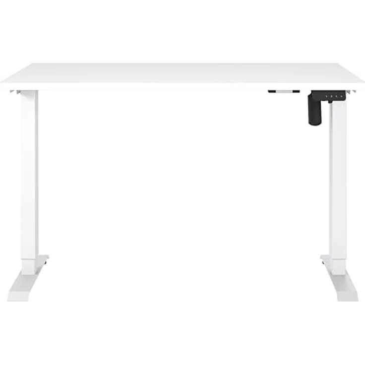 Germania Schreibtisch 8022-84, in Weiß, elektr. höhenverstellbar, 120 x 119 x 80 cm (BxHxT) – Bild 4
