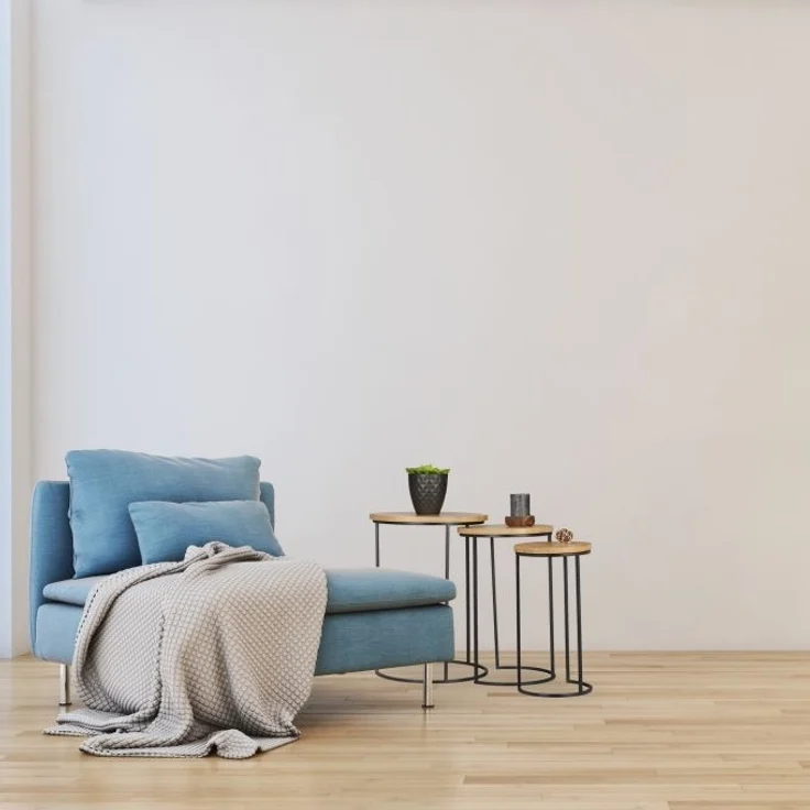 Beistelltisch 3er Set Mangoholz – Bild 5