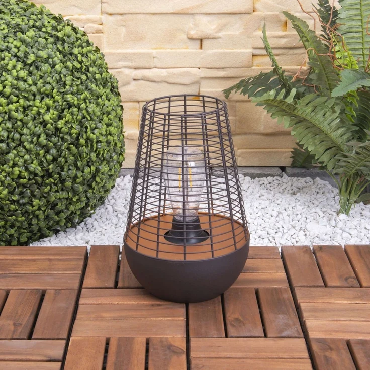 Außenleuchte Garten Laterne für draußen Batterie Außenlampe mit Timer 5283522 – Bild 4
