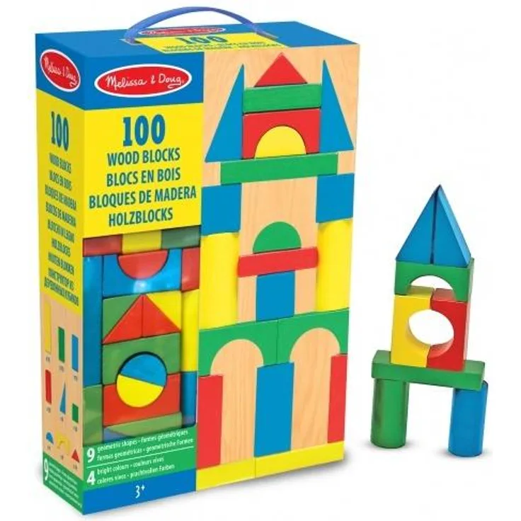 Holzbau und Stapelblöcke 100 Stück