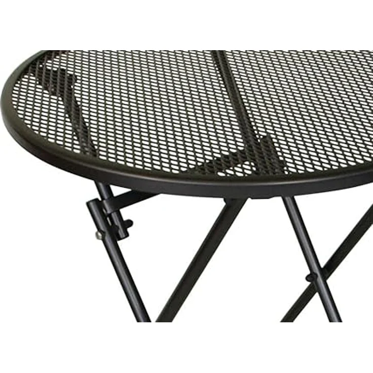 DEGAMO Bistrotisch MOCCA (1-St), 60cm rund, Streckmetall eisengrau, klappbar – Bild 6