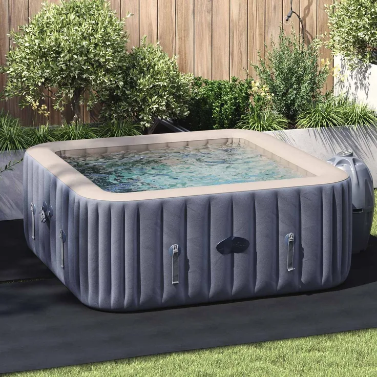 vidaXL Bodenfolie für Pools 274 x 274 x 0,1 cm Quadratisch Vliesstoff 42009129