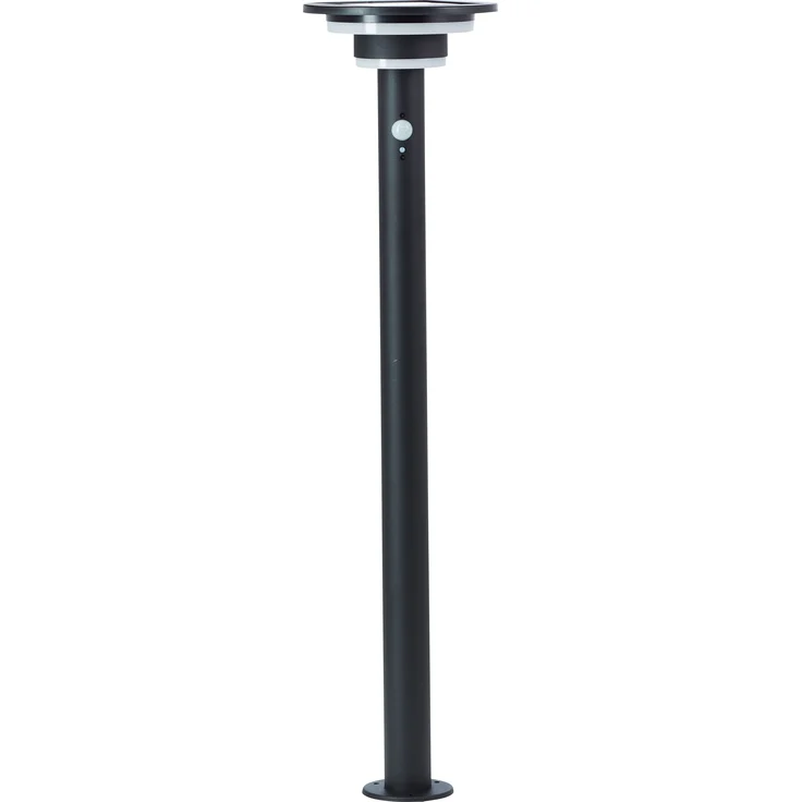 Brilliant LED Stehlampe Garvina Solar, 85 cm, 430 lm, 3000 K, Edelstahl, schwarz – Bild 2