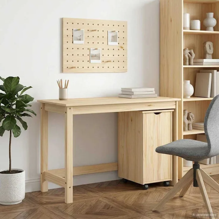 vidaXL Schreibtischschrank-Set MOSS 2 stk. Braun 112 x 50 x 75 cm 3438784