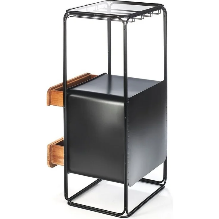 Kobolo Regal Weinregal Barregal - BARI - aus Metall und Holz – Bild 2