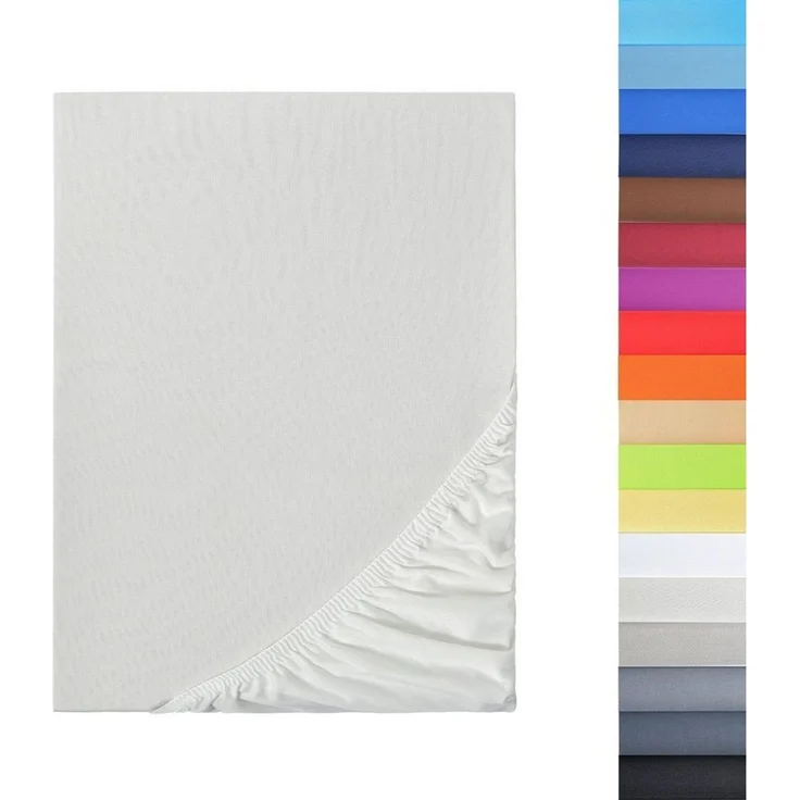 NatureMark - Mikrofaser SPANNBETTLAKEN zum Sparpreis! viele Größen und Farben Markenware (140x200-160x200 cm, Natur/Creme) – Bild 1