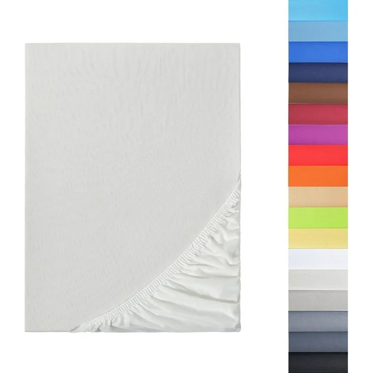 NatureMark - Mikrofaser SPANNBETTLAKEN zum Sparpreis! viele Größen und Farben Markenware (140x200-160x200 cm, Natur/Creme)