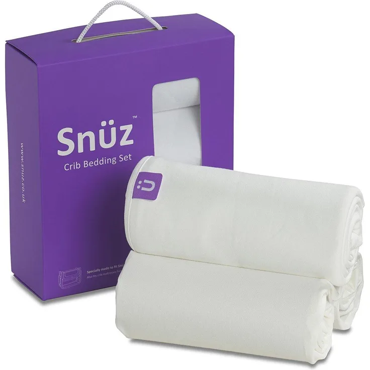 Snuz Beistellbett Bettwäsche-Set (füz SruzPod, Beistellbetten und Wiegen), weiß