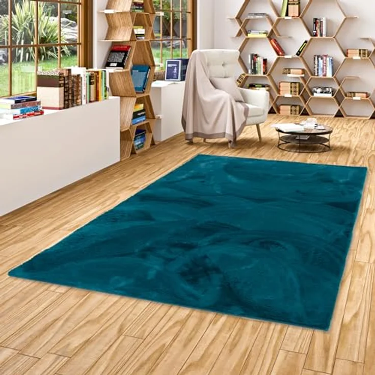 Pergamon Fellteppich Fellteppich Luxus Super Soft Plush, Rechteckig, Höhe: 25 mm – Bild 2
