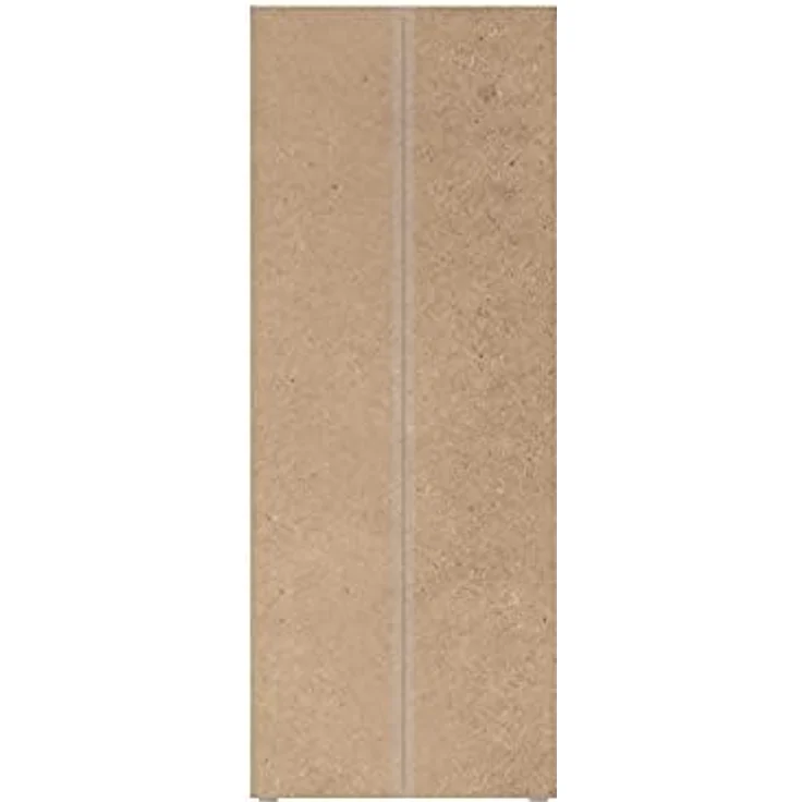 FORTE Net106 Mehrzweckschrank mit 2 Türen, Holzwerkstoff, Sandeiche + Weiß, 68. 90x34. 79x179. 1 cm – Bild 6