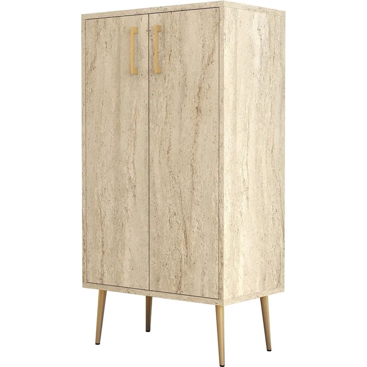 Skye Decor 'Prag - Travertine' Schuhschrank, Travertin, 60 x 111 x 35 cm – Bild 5