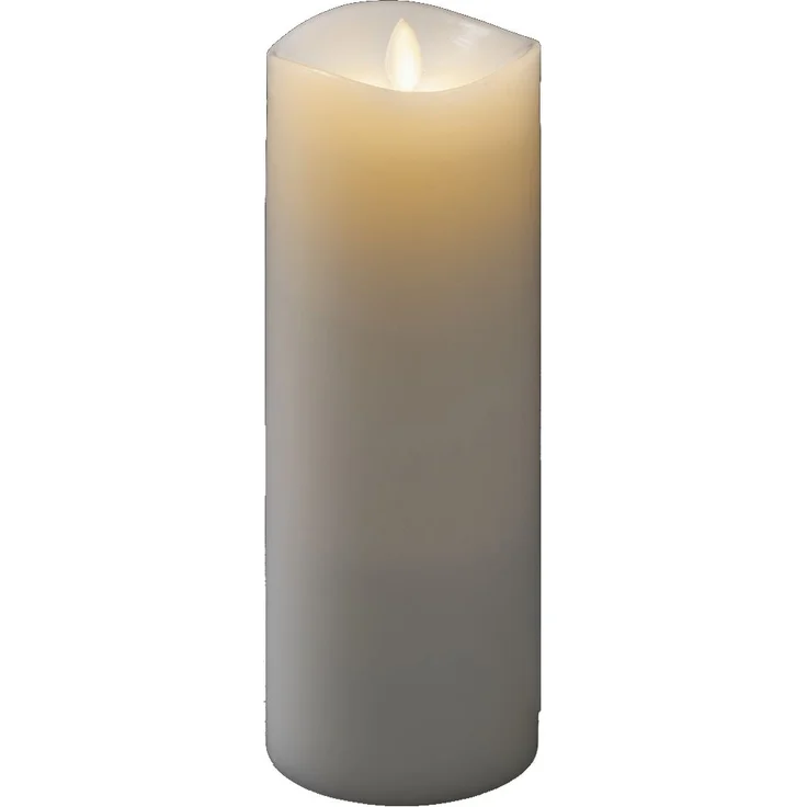 LED Duftkerze mit 6h Timer, flackernd, Ø 9cm, Höhe 23cm, Batteriebetrieb – Bild 2