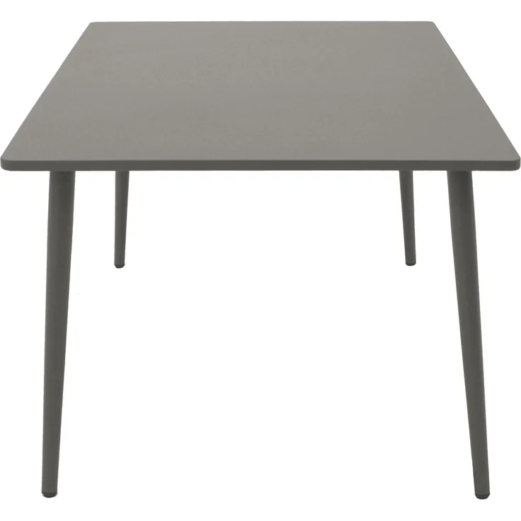 DEGAMO DENVER Gartentisch, Stahl, grau, 160x90cm – Bild 2