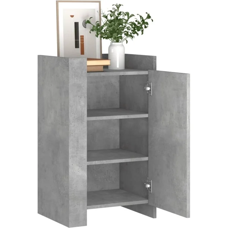 vidaXL Sideboard Betongrau 45x35x75 cm Holzwerkstoff 848398 – Bild 7