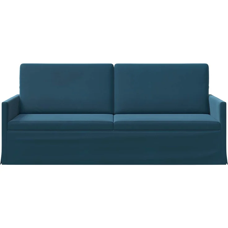 vidaXL 3-Sitzer Sofa Blau 190 x 81 x 82 cm Samt (V) 42041129 – Bild 2