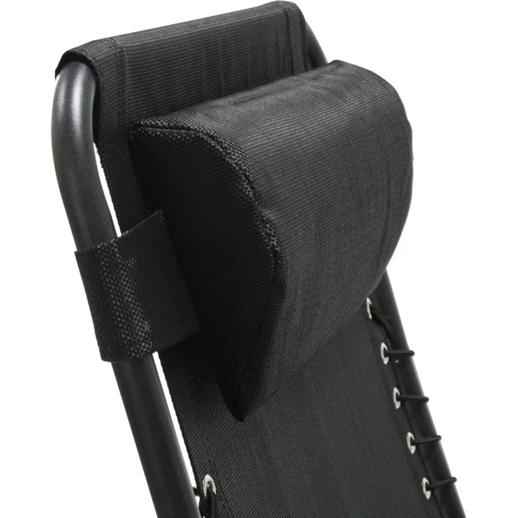 Kynast 2 x Garten Relax Liegestuhl Kopfkissen Black Klappstuhl mit Kopfpolster – Bild 6