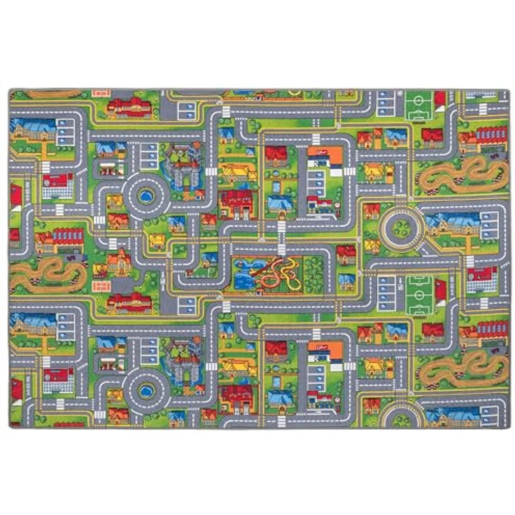 Snapstyle Kinderteppich Kinder Spiel Teppich Abenteuerland Bunt, Rechteckig, Höhe: 4 mm – Bild 6
