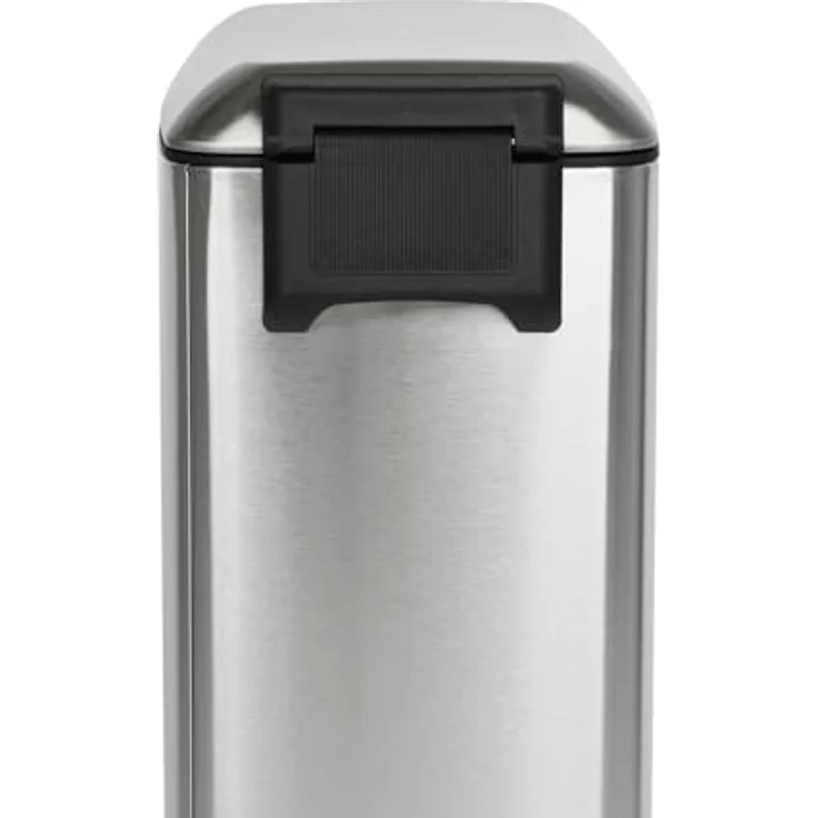 SVITA Mülleimer TS12, Treteimer, 12L, Softclose-Funktion, Edelstahl, Silber – Bild 6